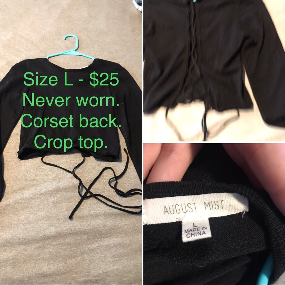 Long sleeve crop top!